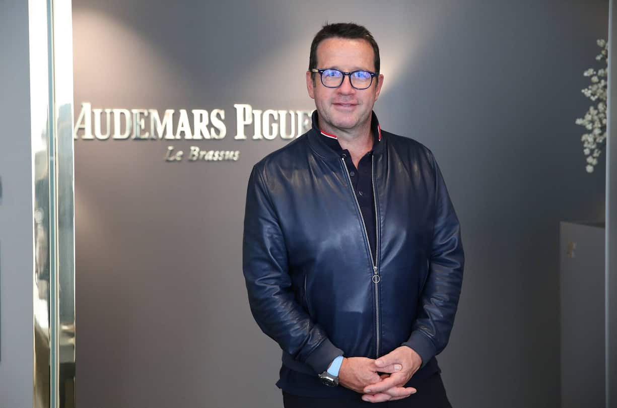 MUNICH, GERMANY - SEPTEMBER 18: Francois-Henry Bennahmias, CEO Audemars Piguet, AP, during the Audemars Piguet house opening lunch on September 18, 2018 in Munich, Germany. (Photo by Gisela Schober/Getty Images for Audemars Piguet)