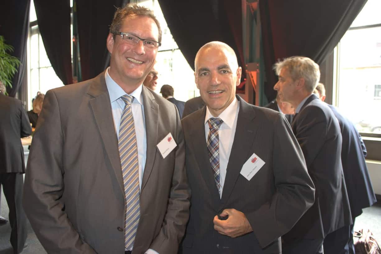 Roland Bilang, Direktor, Erdöl-Vereinigung; Jean-Marc Hensch, Geschäftsführer, SWICO