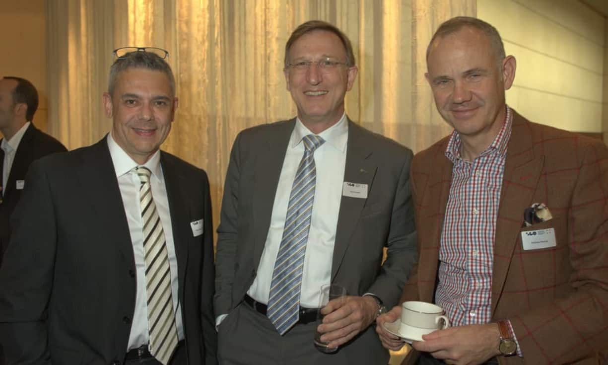 Mauro Manacchini, Leiter Coop Genossenschaft Basel;
Hans Knöpfel, Geschäftsführer, Hans Knöpfel AG; 
Andreas Herzog, CFO, Bühler Management AG