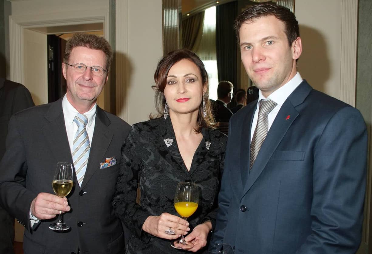 Peter E. Brunner, Rechtsanwalt; Régine Giroud, Inhaberin, Régine Giroud Juwelen; Edi Wolfensberger, Head of Marketing Communications & Pricing Switzerland, SWISS