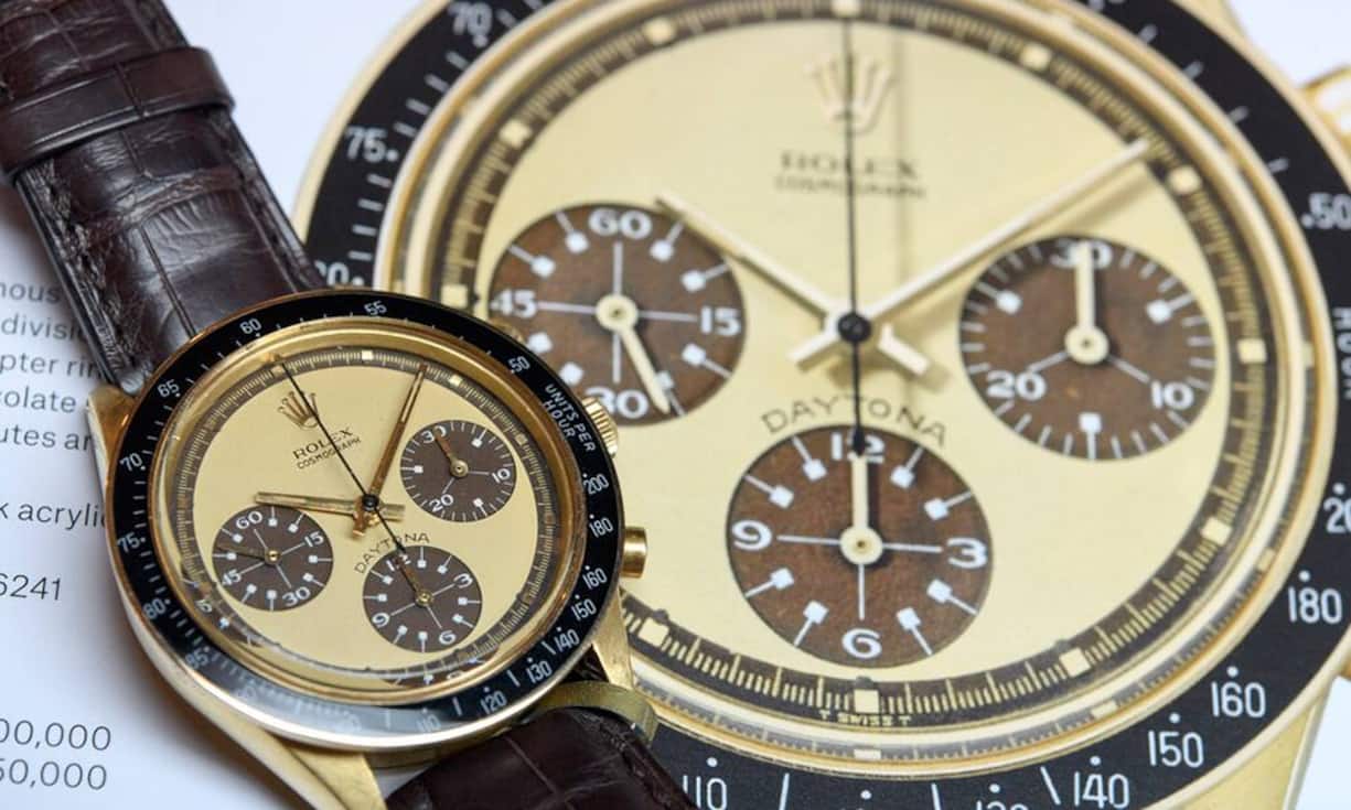 Paul Newmans persönliches Exemplar der Rolex Daytona Cosmograph «Paul Newman» ist ein Mythos unter Sammlern. In New York wurde sie zum Rekordpreis von 17,8 Millionen Franken versteigert.