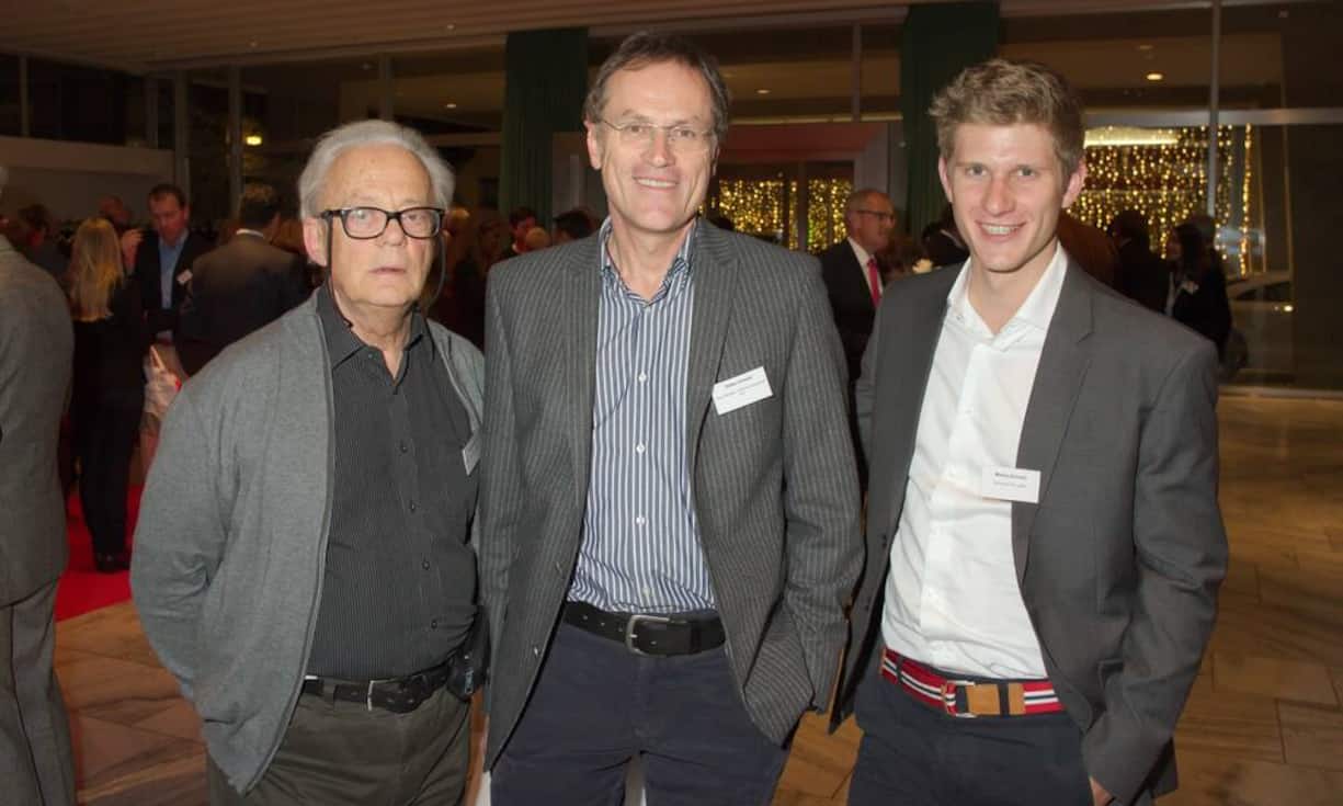 Hugo Engeler, Hugo Engeler Kommunikation + PR; Stefan Schmid, Kuoni Mueller & Partner Residential AG; Matteo Schmid, Symposium St. Gallen