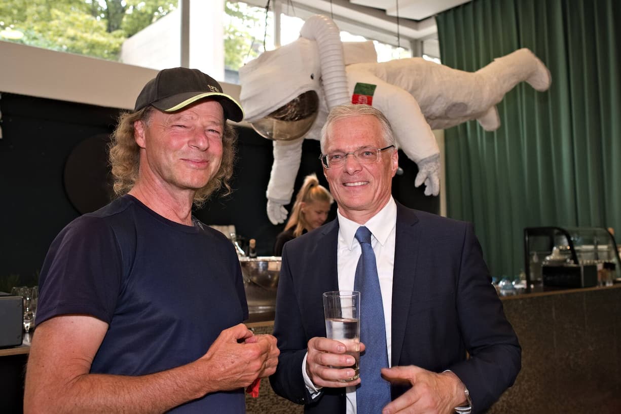 Walter Siegenthaler, selbständig im Gesundheitswesen; Thomas Minder, Ständerat