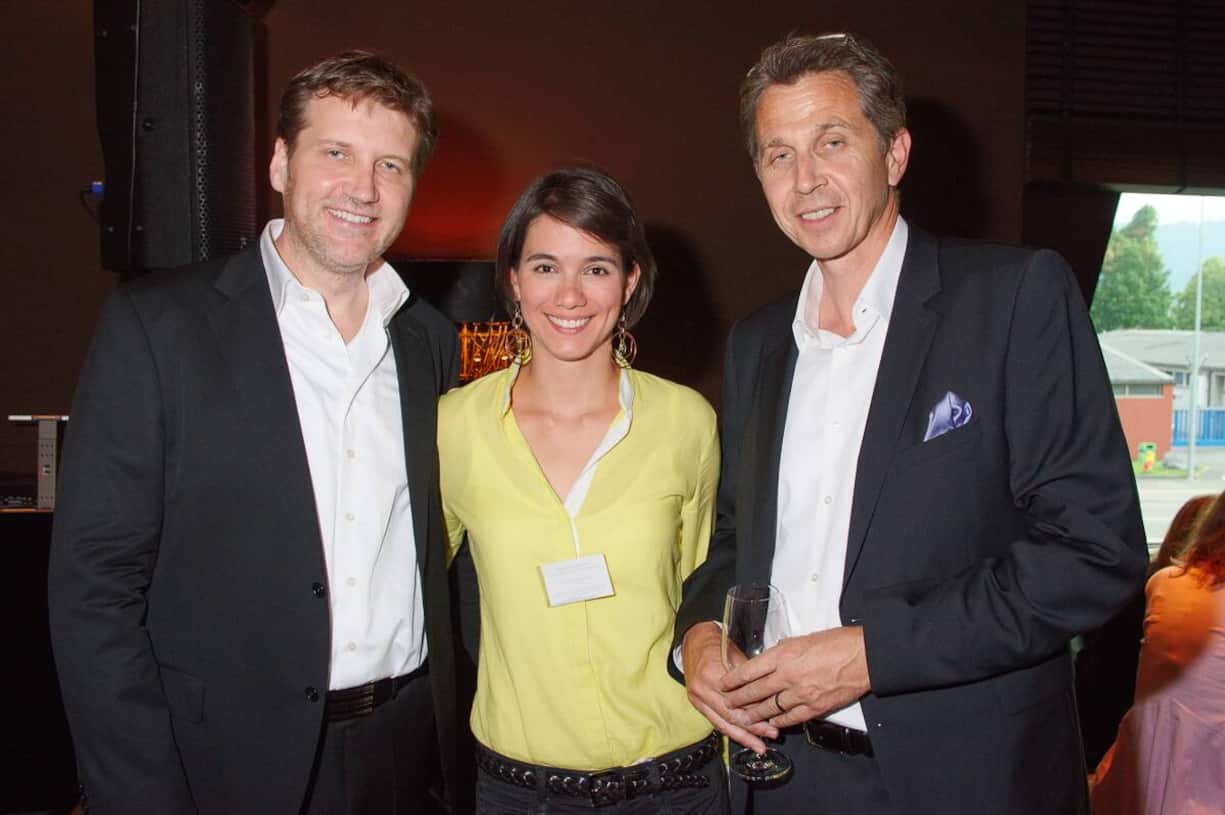 Sascha Dunst, Pallas Kliniken; Veronica Stöhlker-Puentes, Klaus J. Stöhlker AG; Roland Landolf, Gerda Spillmann AG.