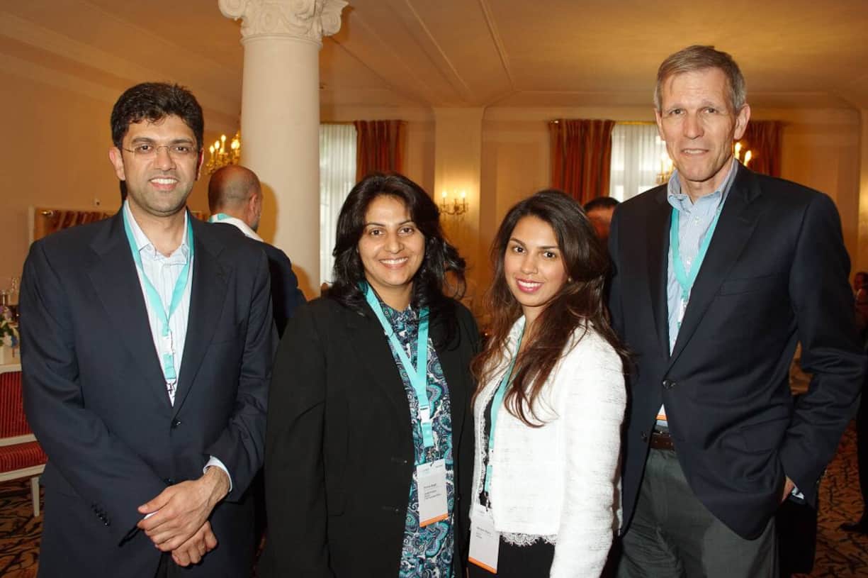 Faisal Allana, Managing Director, IFFCO; prerna Singh, CEO, Seville Products Ltd. LLC; Maryam Allana, Director, IFFCO; Calvin Grieder, CEO, Bühler.