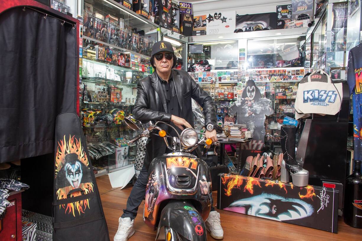 Gene Simmons photographed at his home, Beverly Hills, CA October 16 2019