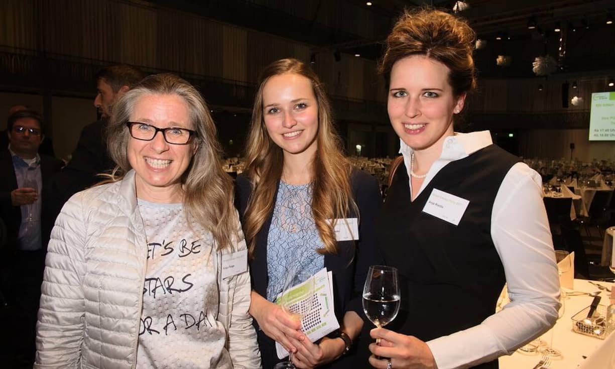 Katja Feige, MCH Messen;
Irina Zindel, smart Suisse;
Anja Riedle, ABB AG