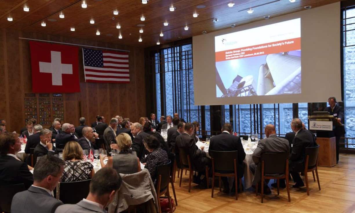 AmCham-Luncheon mit dem Holcim-CEO