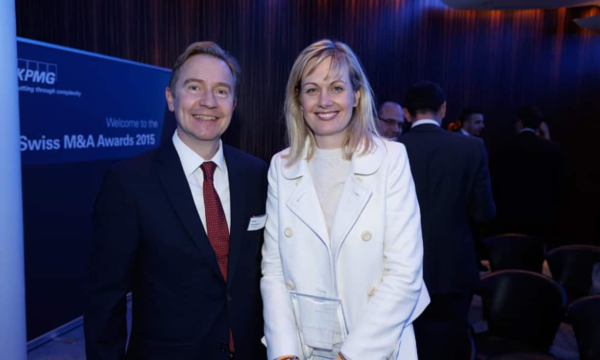 v.l.n.r. Dieter Gericke; Homburger AG, Marvelle Sullivan; Novartis AG