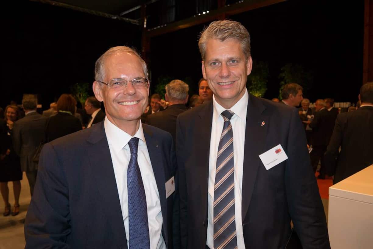 Reto Müller, Präsident des Verwaltungsrates Helbling Holding AG; Harry Hohmeister, CEO Swiss International Air Lines AG