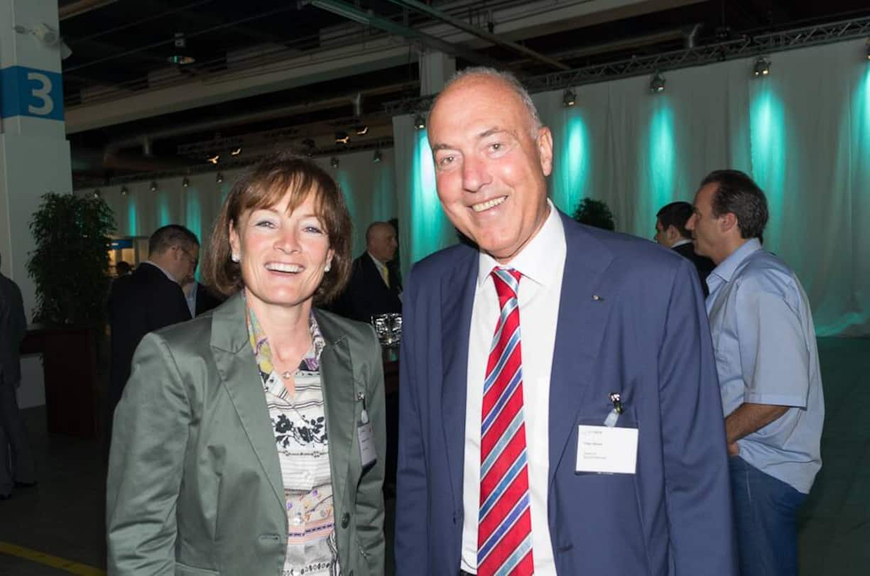 Franziska A. Tschudi, Wicor Holding AG; Peter Steiner, Steiner AG Bauunternehmung