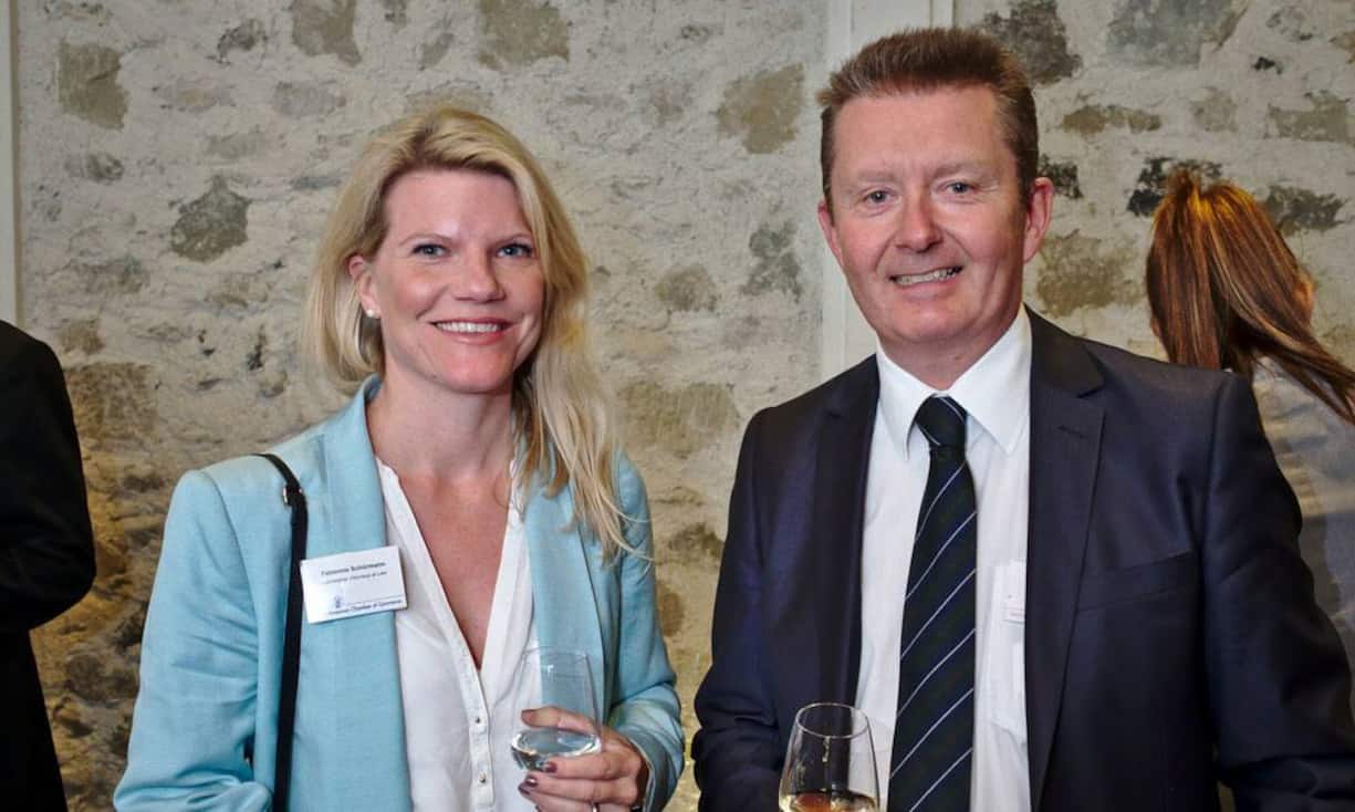 Fabienne Schürmann, Lichtsteiner Attorneys at Law;
Bruce Webb, Key Account Executive, Open Text AG