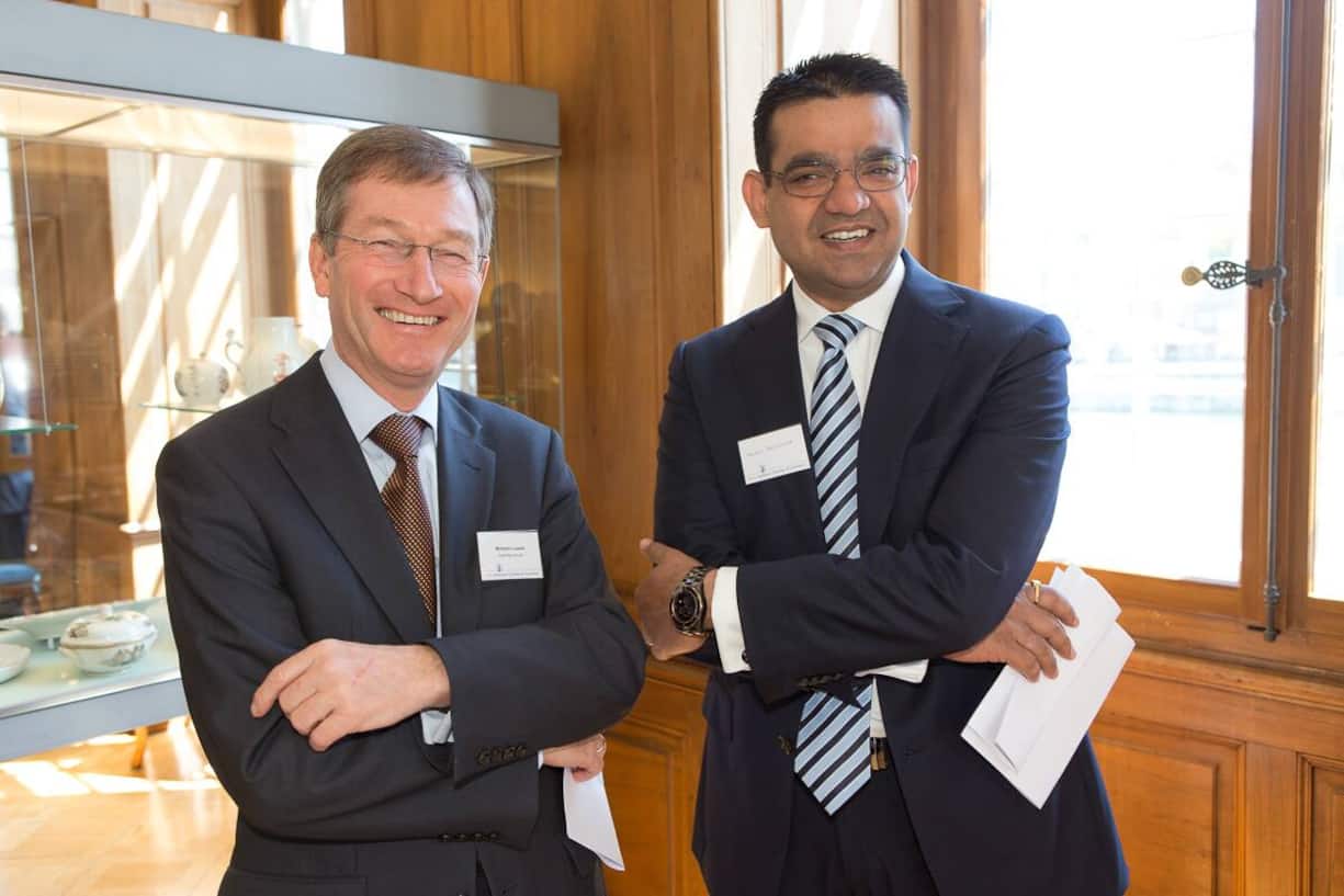 Wilhelm Luxem, Hotel Baur au Lac, General Manager; Sharad Shrivastava, Aegon Global Pensions