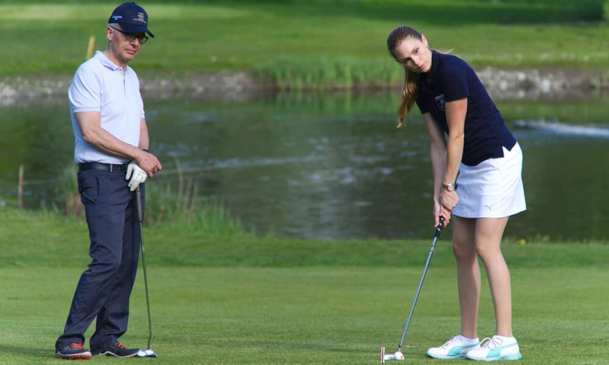 Richard Dillier, Präsident, St. Moritz Tourismus;
Jennifer Ann Gerber, Ex Miss-Schweiz