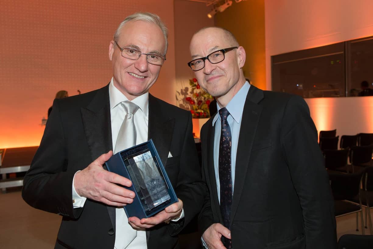 Prof Ernst Fehr, Preisträger; David Bosshart, GDI