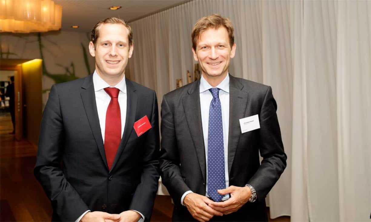 Cassidy Morgan und Christian Keller (CEO IBM Schweiz AG) v.l.n.r.