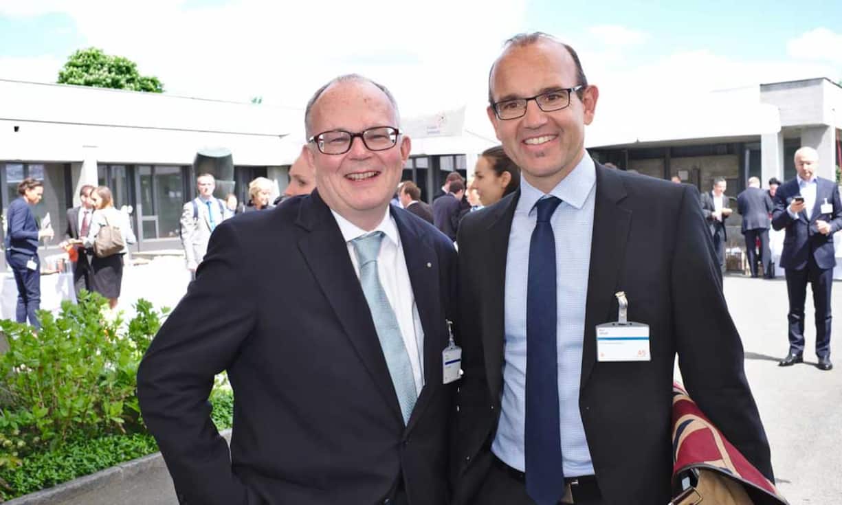 Heinrich Christen, CEO, EY;
Beat Ulrichm, Hautabteilungsleiter, Amt für Wirtschaft und Arbeit Kanton St. Gallen
Bilder: Markus Senn