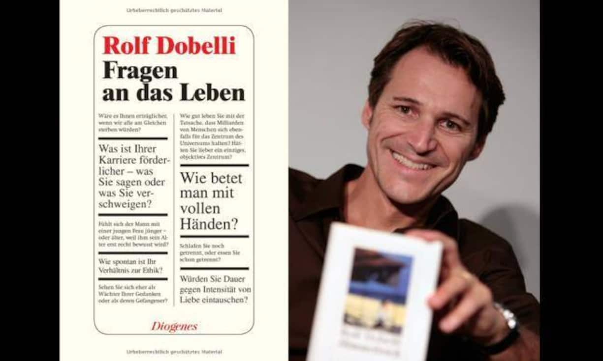 Rang 4: «Fragen an das Leben» von Rolf DobelliAus einem breitgefächerten Themenbereich wirft der Schweizer Rolf Dobelli Fragen auf und regt zur Selbstreflexion an.ISBN: 978-3257069013, Umfang: 208 Seiten, Verlag: Diogenes Verlag, Preis: 25.90 Franken