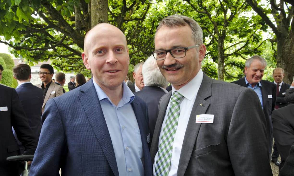 Fabian Käser, Ambassador, W.A. de Vigier Stiftung;
Thomas Heimann, Ambassador, W.A. de Vigier Stiftung