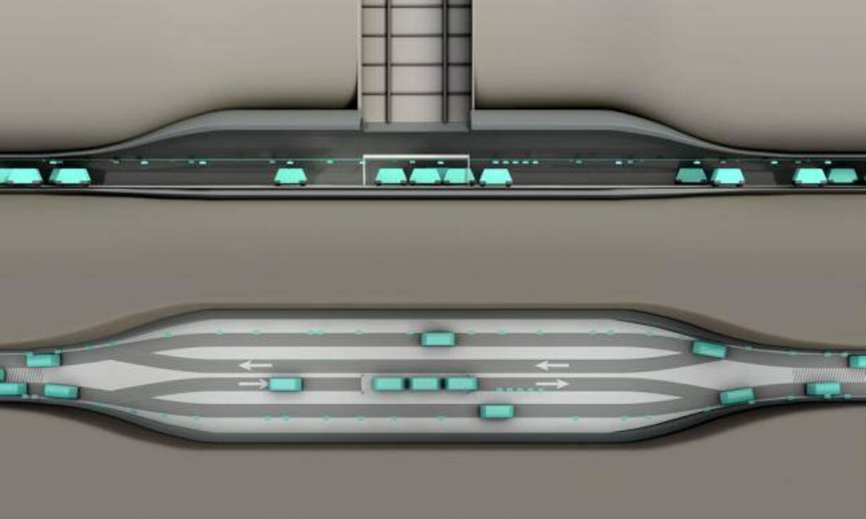 Die ganze Infrastruktur soll parallel zum bestehenden Verkehrsnetz gebaut werden.