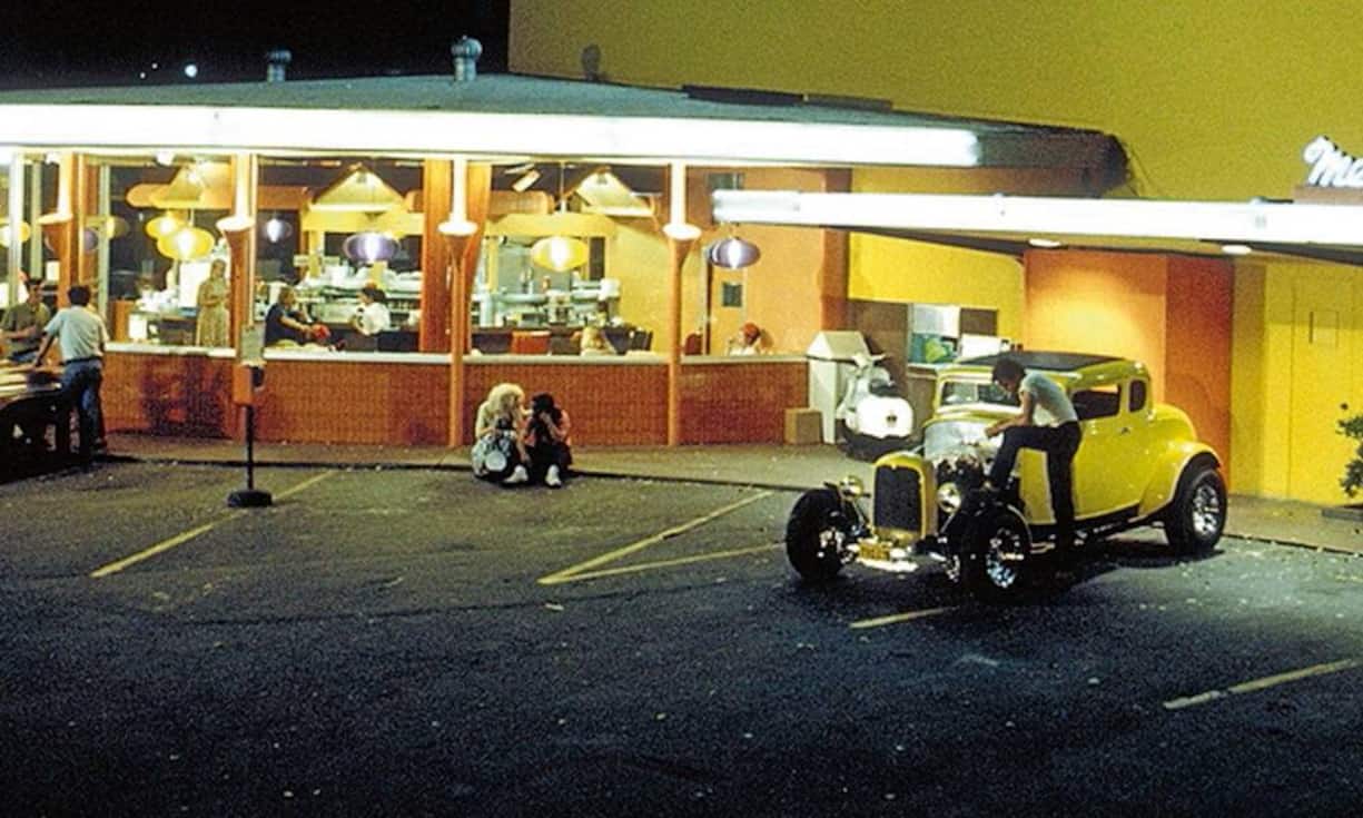 2. Rang: »American Graffiti» (1973): Das Schaufahren der Hot-Rod-Karren zu heisser Musik war ein grosser finanzieller Erfolg, der George Lucas die Möglichkeit gab, «Star Wars» zu realisieren.