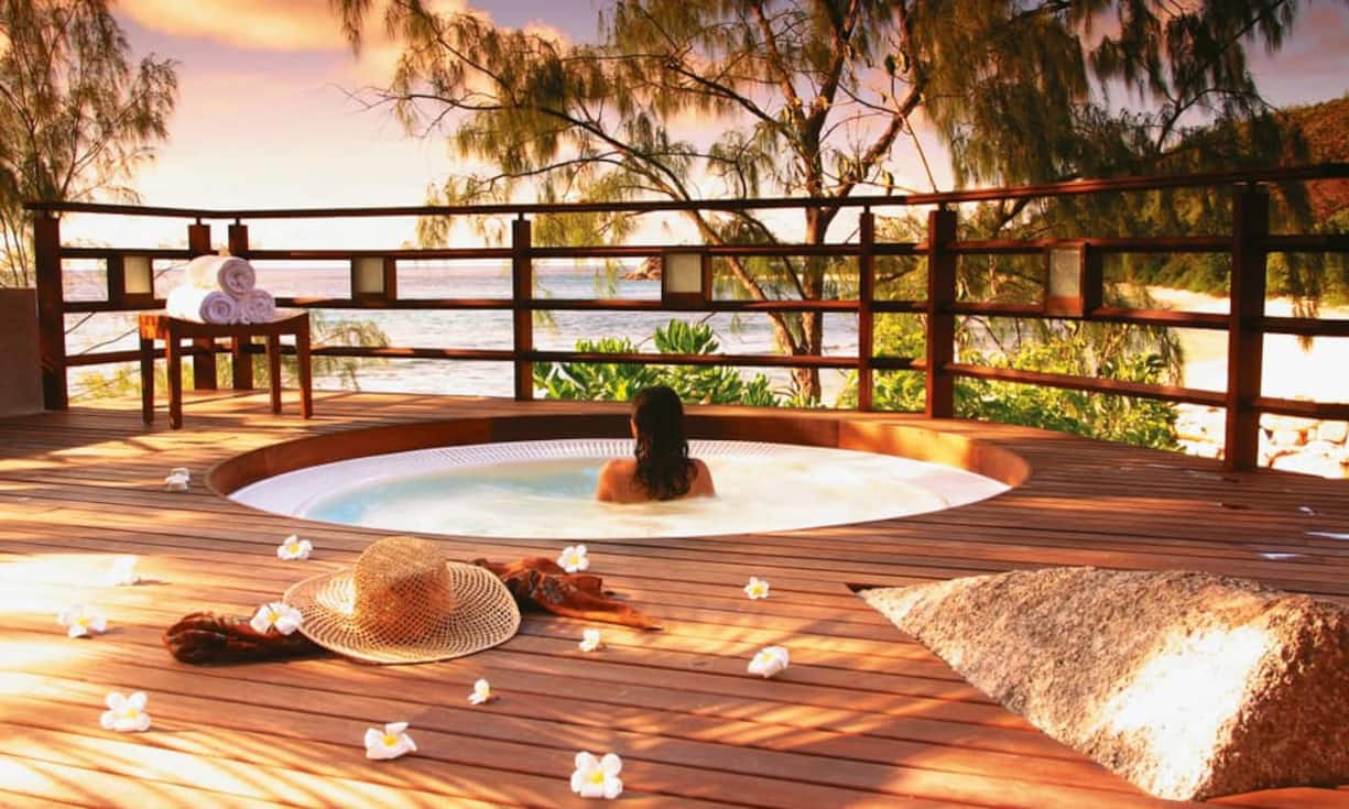 Im Lemuria auf den Seychellen können die Gäste für 14'900 Franken eine geruhsame Nacht verbringen.