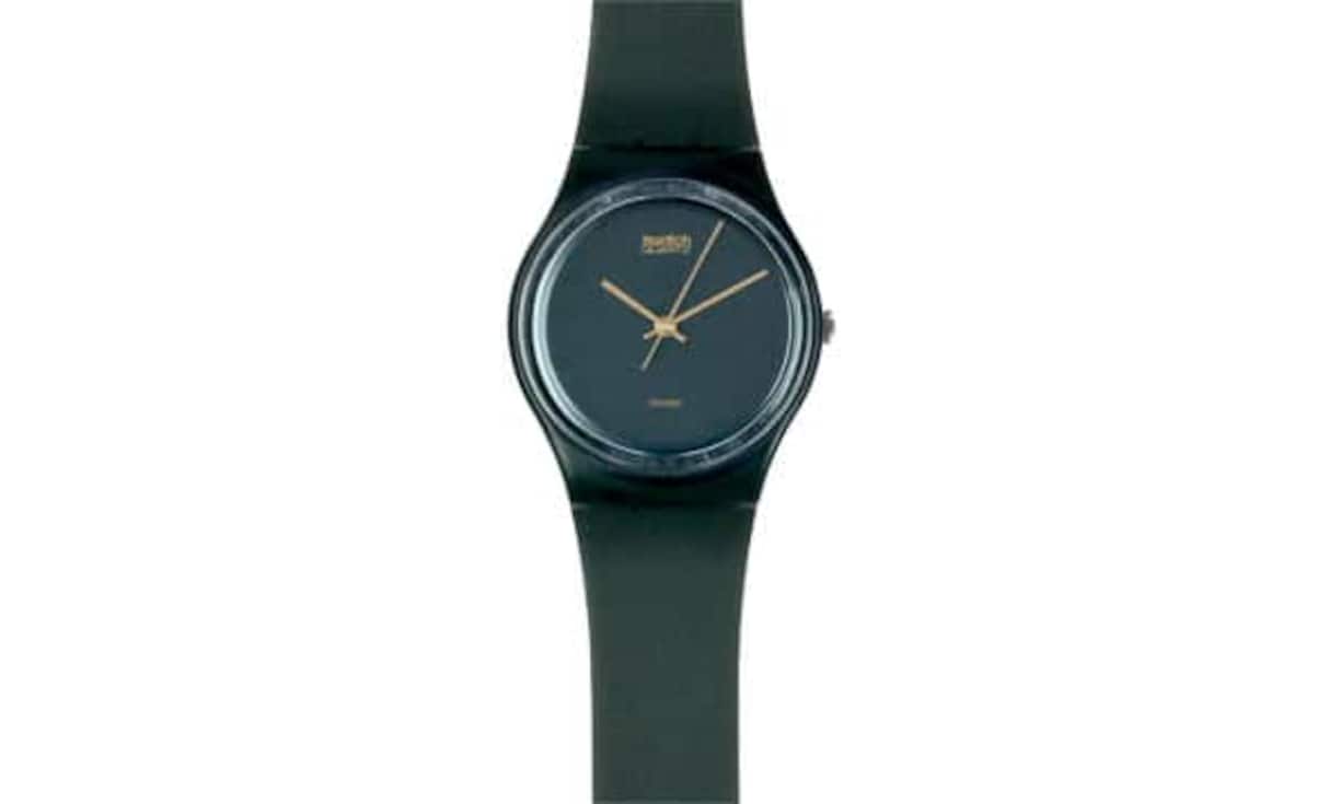 1983: Die erste Swatch-Kollektion geht in Serie, hier Black Magic.