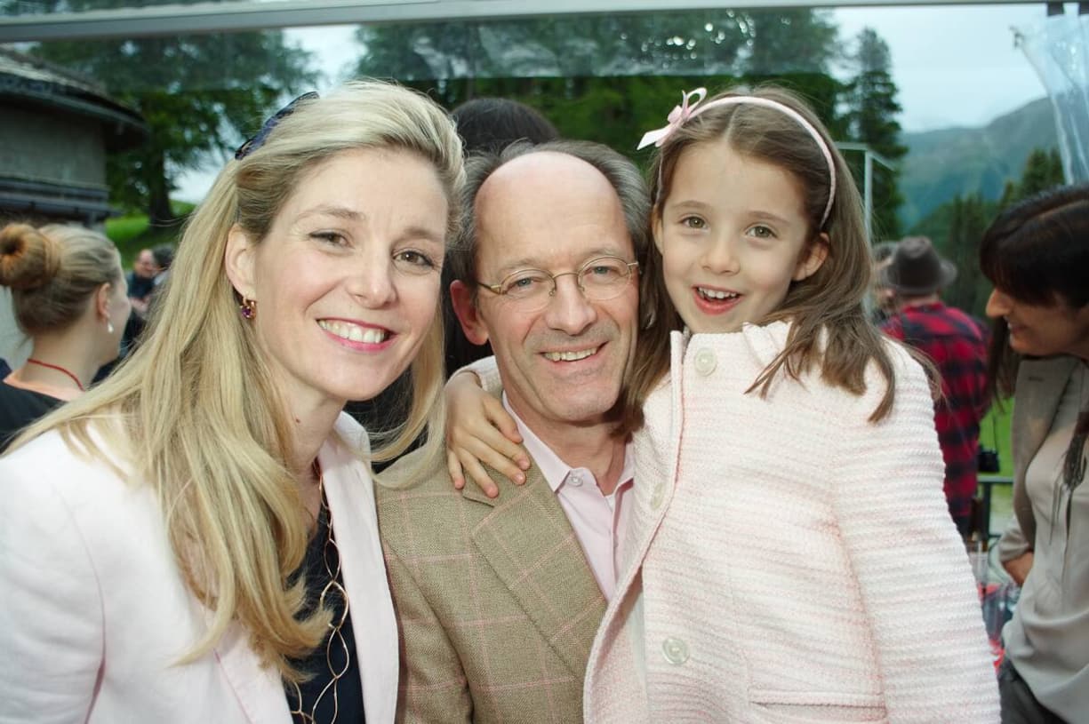 Barbara Godat Kälin; Dominique Godat Kälin, Direktor Hotel Metropol, Moskau; Caroline Godat Kälin, 6.