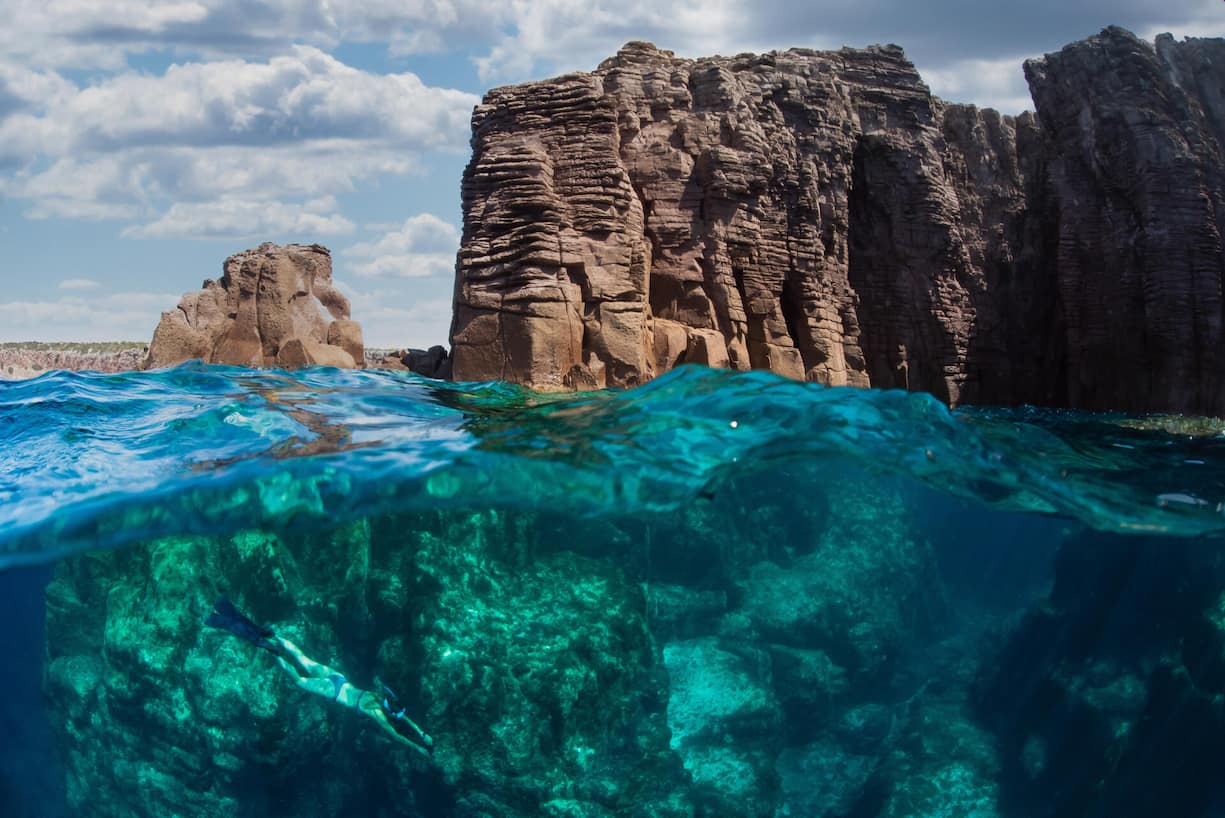 Das Meer um Sardinien.