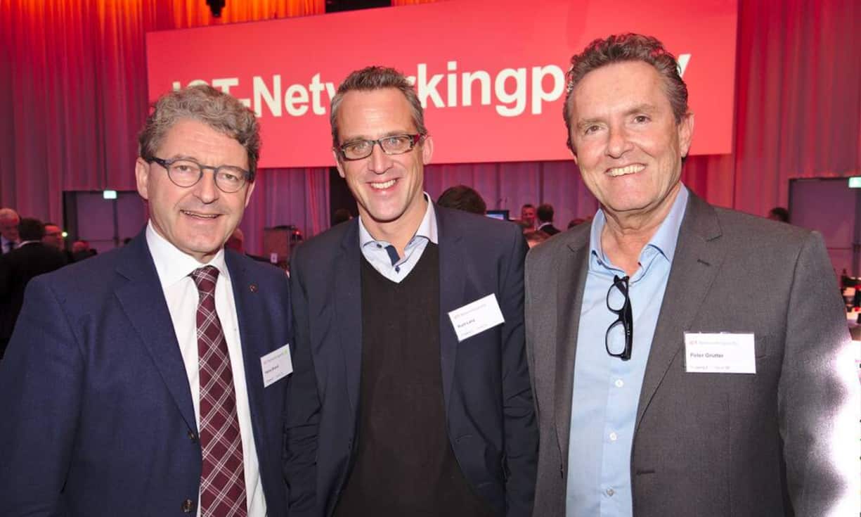 Heinz Brand, Nationalrat;
Kurt Lanz, Mitglied der Geschäftsleitung, economiesuisse;
Peter Grütter, Präsident, asut