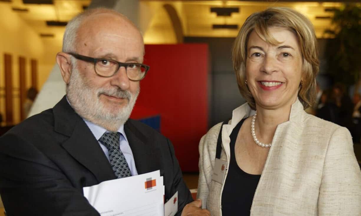 v.l.n.r. Dr. Rolf Soiron; Verwaltungsratspräsident Holcim; Verwaltungsratpräsident Lonza; Vorstandsmitglied economiesuisse, Barbara Kux; Siemens AG Member of the Board