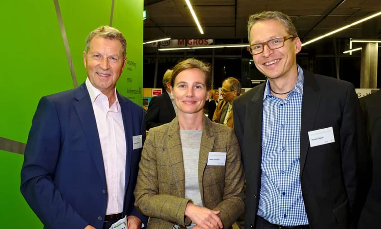 Thomas Marfurt, Head of Energy & Utility;
Heike Scholten, Inhaberin Scholten Partner, Kommunikation für Wirtschaft und Politik;
Robert Gebel, Head Business Development, Swisscom Enterprise Customers