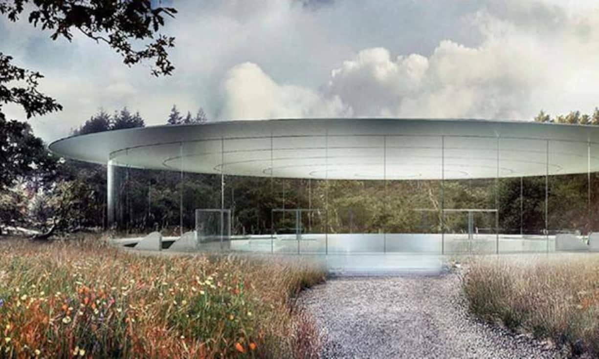 Mit seinem neuen Campus realisiert Apple eine Vision des verstorbenen Firmengründers Steve Jobs, wie bereits die Entwürfe von 2014 darstellten: «Hi Norman, ich brauche deine Hilfe». Mit diesen Worten rief Jobs 2009 Norman Foster an. Drei Wochen später... Illustration: Foster + Partners