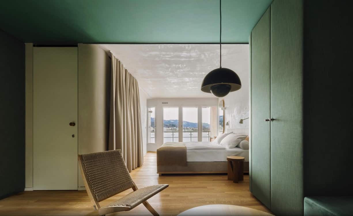 Die meisten der Zimmer haben beste Sicht auf den Vierwaldstättersee.