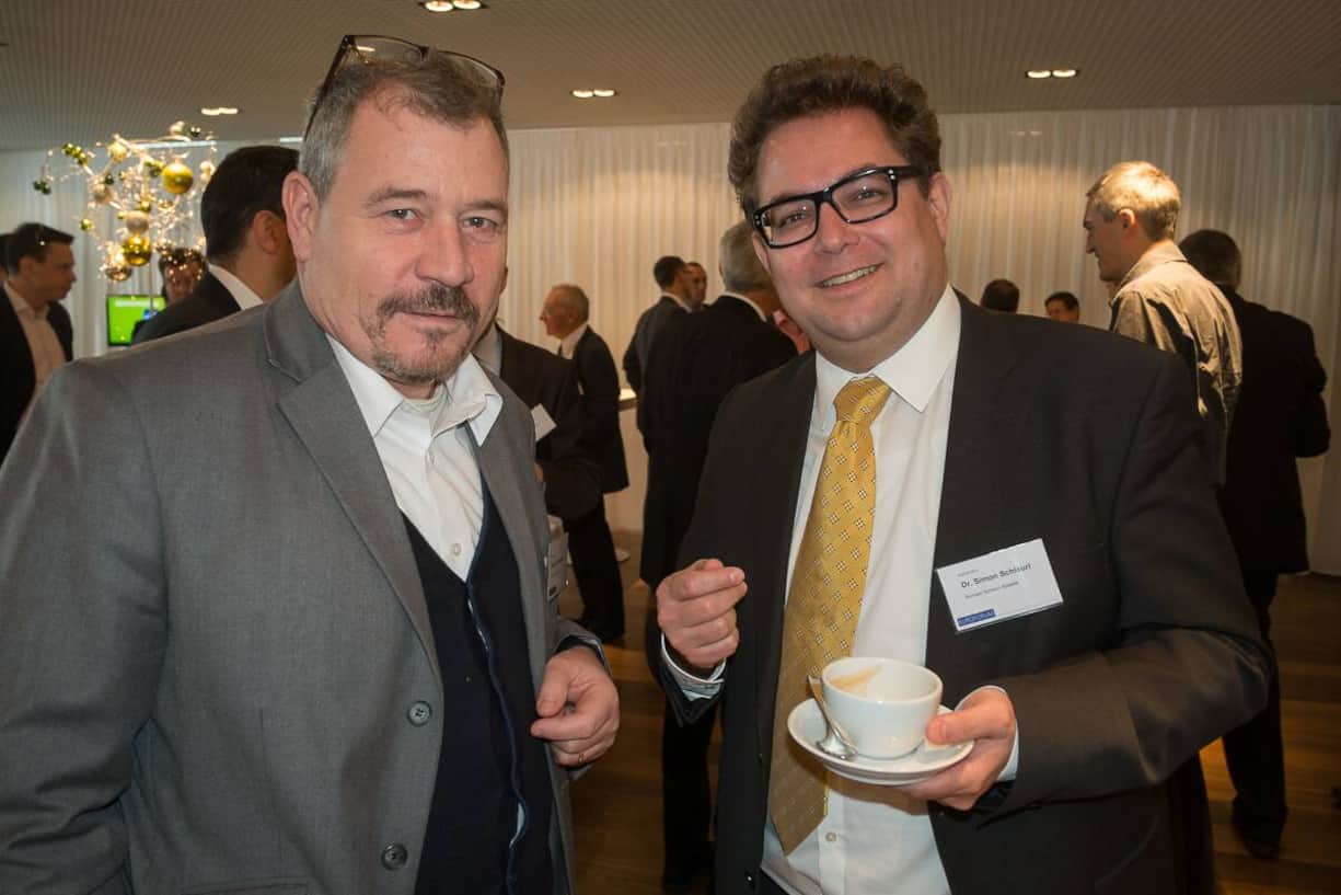 Jürg Aschwanden, Director Public Policy, upc cablecom GmbH; Simon Schlauri, Rechtsanwalt, Ronzani Schlauri Rechtsanwälte