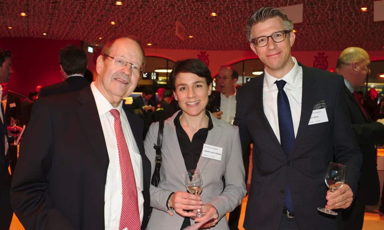 Thierry Lalive d'Epinay, VRP, HPO AG;
Danielle Lalive 'Epinay, Moderatorin;
Florian Dehne, Head of Corporate Development, Swiss International Air Lines Ltd.