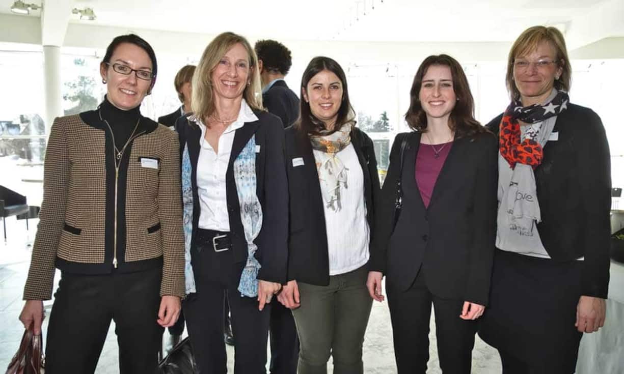 Petra Wehlert, Leiterin Neuemissionen, KfW;
Andrea Schmid, Leiterin HR und Buchhaltung, I.FPM-HSG;
Jessica Färber, Wissenschaftliche Mitarbeiterin, I.FPM-HSG;
Anna Schuler, Wissenschaftliche Mitarbeiterin, I.FPM-HSG;
Beate Schönsee, Assistentin, I.FPM-HSG