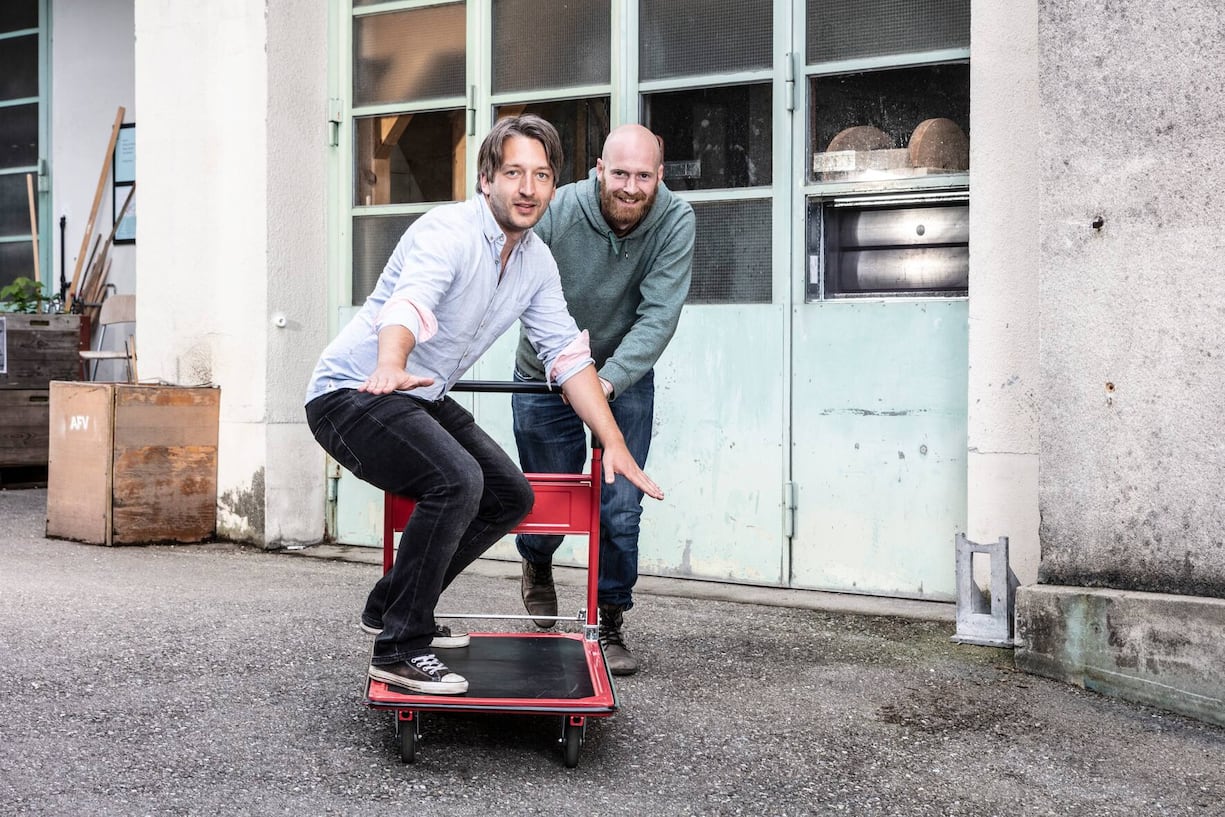 Simon Borchardt (l.) und Philip Jenzer