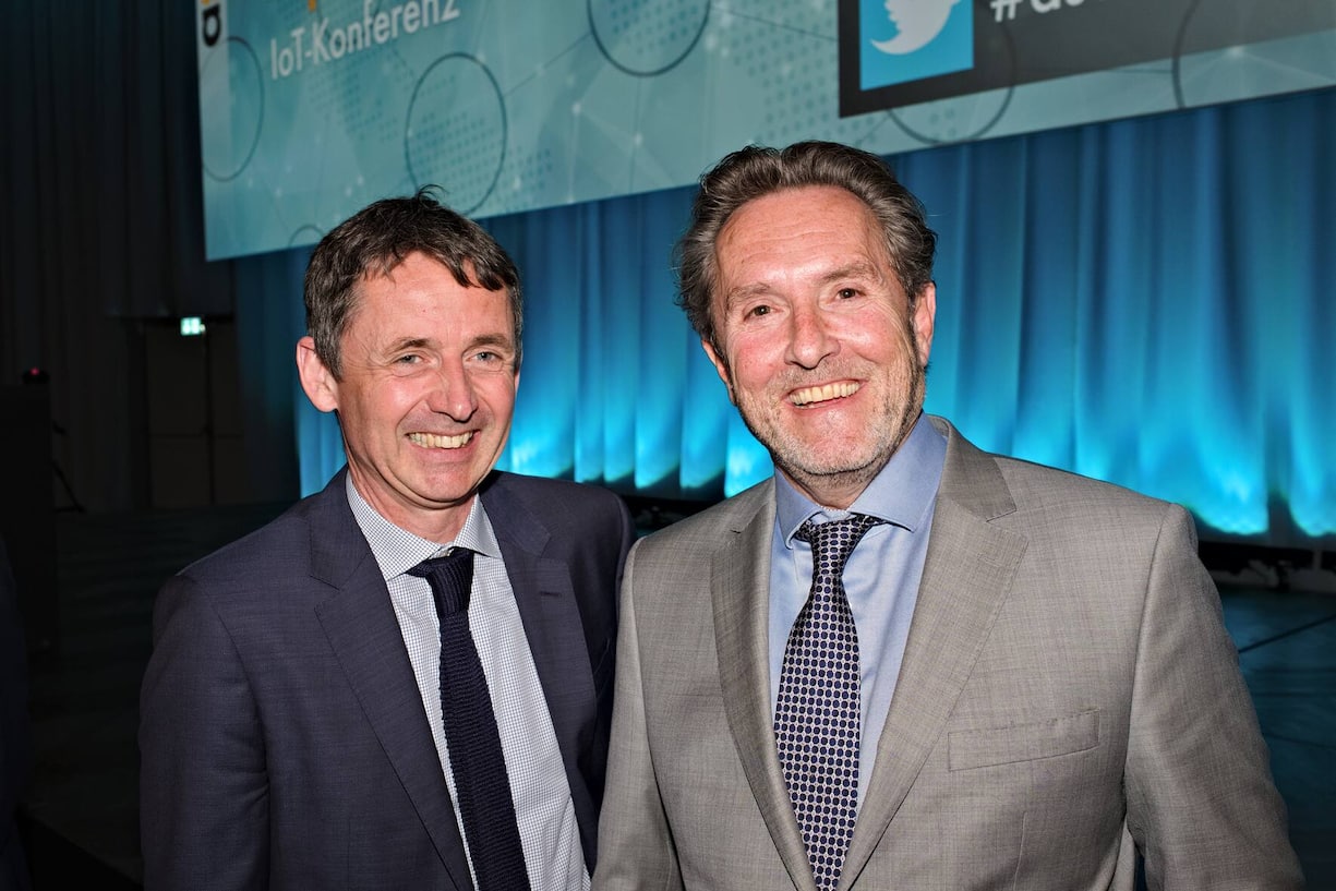 Christian Grasser, Geschäfstführer, asut; Peter Grütter, Präsident, asut