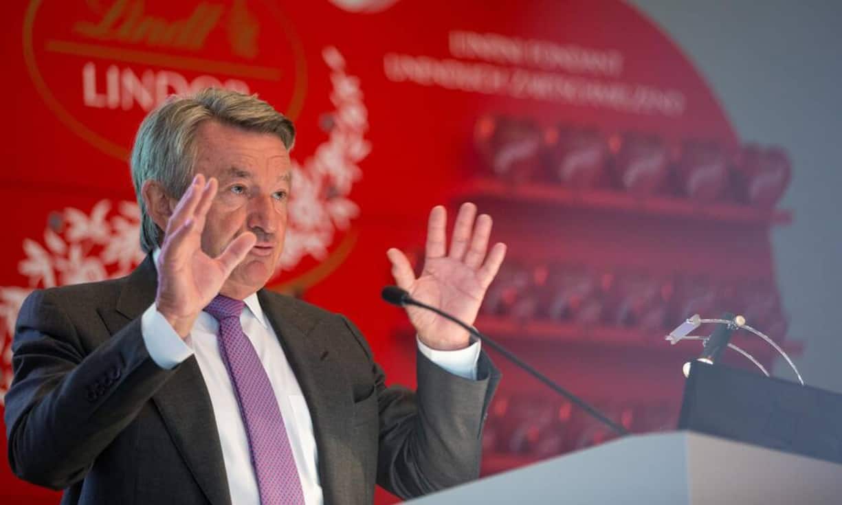 Lindt & SprüngliVR-Präsident: Ernst TannerMarktwert der Aktien, die der VR-Präsident hält: 262 Millionen FrankenMarktkapitalisierung der Firma: 15 Milliarden Franken