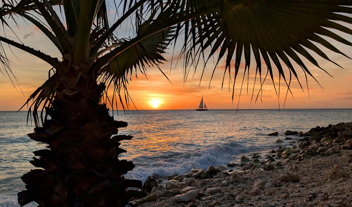 Sunset in Divi Beach, Aruba