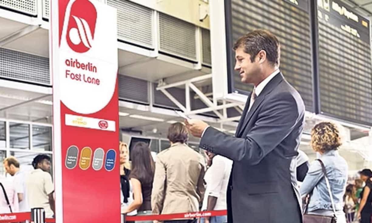 Air Berlin Firmenprogramm: Topbonus heisst das Vielfliegerprogramm der Air Berlin für Privatpersonen, Business Points dessen neues Pendant für Firmen. Daran teilnehmende Unternehmen erhalten für geschäftliche Flüge mit Air Berlin, Etihad Airways, Niki sowie weiteren Partnergesellschaften Punkte und können so ihre Reisekosten senken und den Komfort für ihre fliegenden Mitarbeiter erhöhen. Gratis