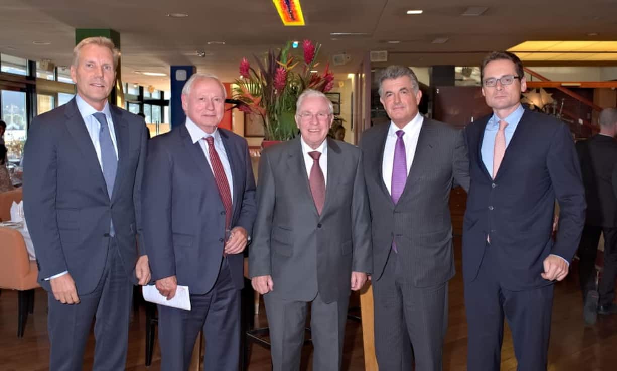 Ralph Winter, Investor;
Oskar Lafontaine, Fraktionsvorsitzender "Die Linke";
Christoph Blocher, alt Bundesrat;
Guido Persterer, Präsident, Efficiency Club;
Roger Köppel, Nationalratskandidat