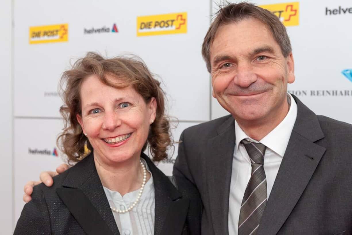 Brigitta Gadient, Rechts- und Organisationsberatung; Martin A. Senn, Kommunikatinoschef Schweizerischer Baumeister-Verband