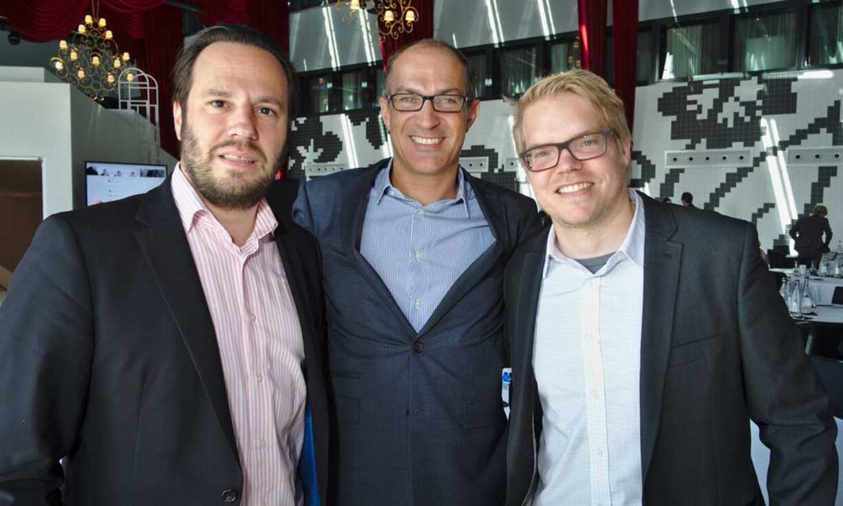 Manuel Nappo, Leiter Center Digital Business, HWZ;
Stefan Regez, Chefredaktor, Schweizer Illustrierte;
Bernhard Brechbühl, Gründer, Storyfilter.com