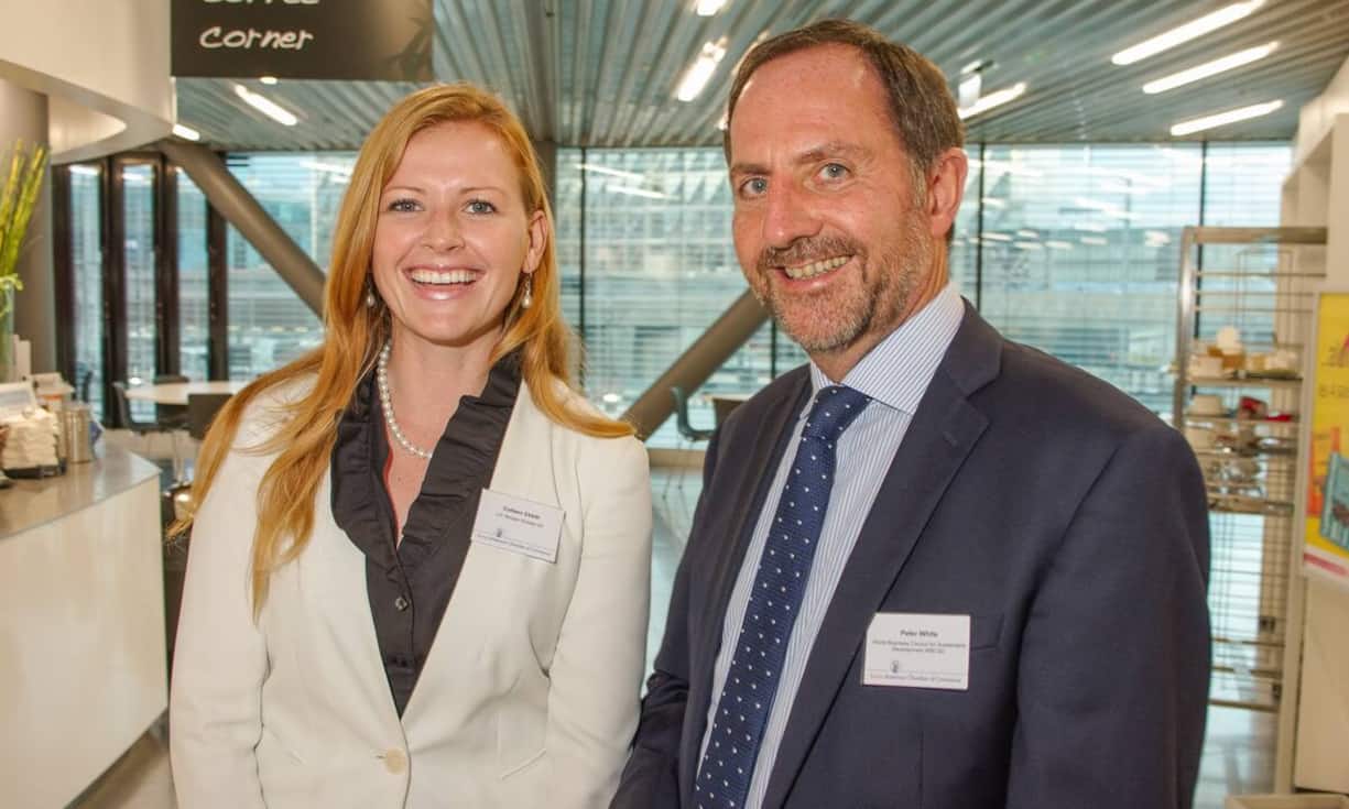 Colleen Ebbit, J.P. Morgan (Suisse); Peter White, COO, World Business Council for Sustainable Development