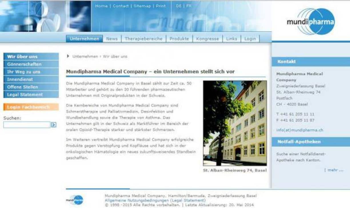 Platz 1: Mundipharma Medical CompanyBiotech / Pharma: 54 Beschäftigte