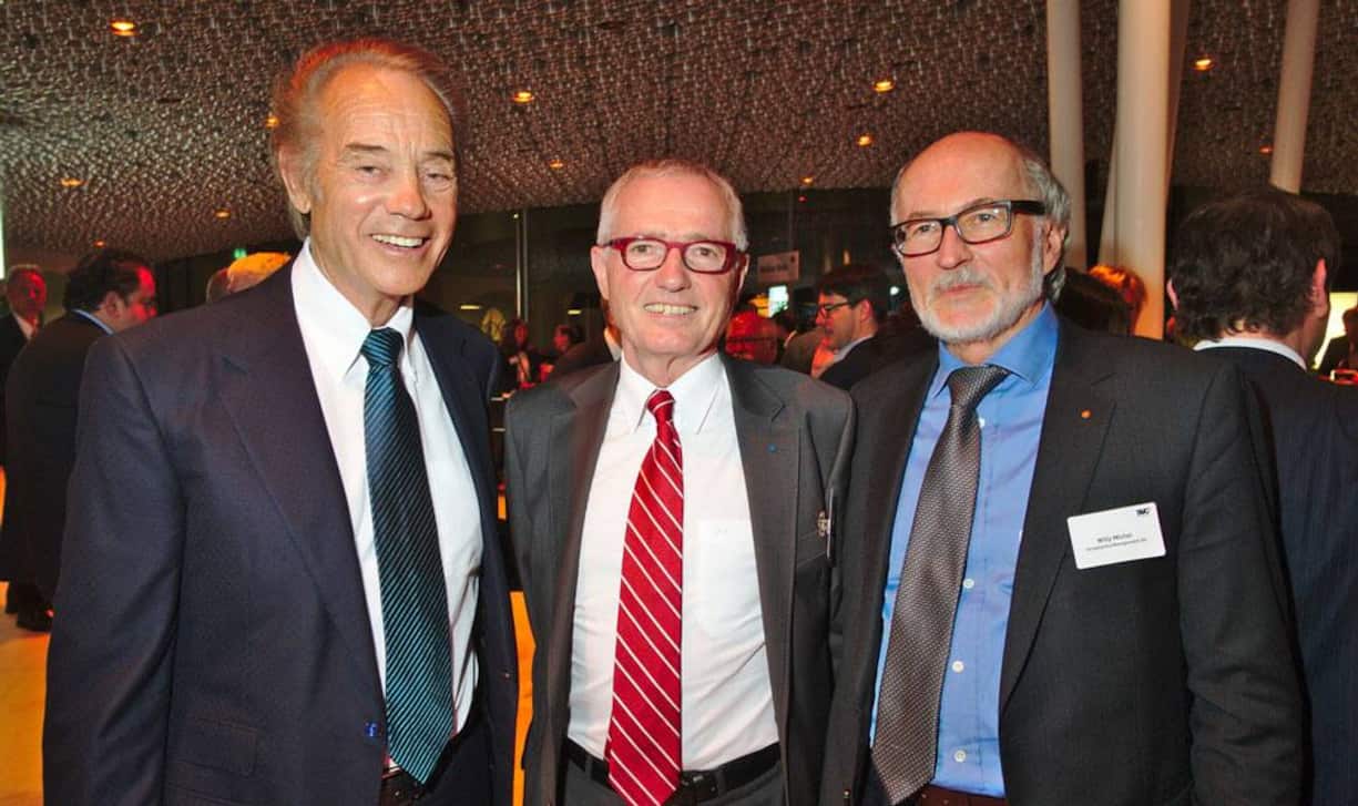 Bruno Marazzi, Bau-Unternehmer;
Jacky Gillmann, VRP, Losinger Marazzi;
Willy Michel, Unternehmer