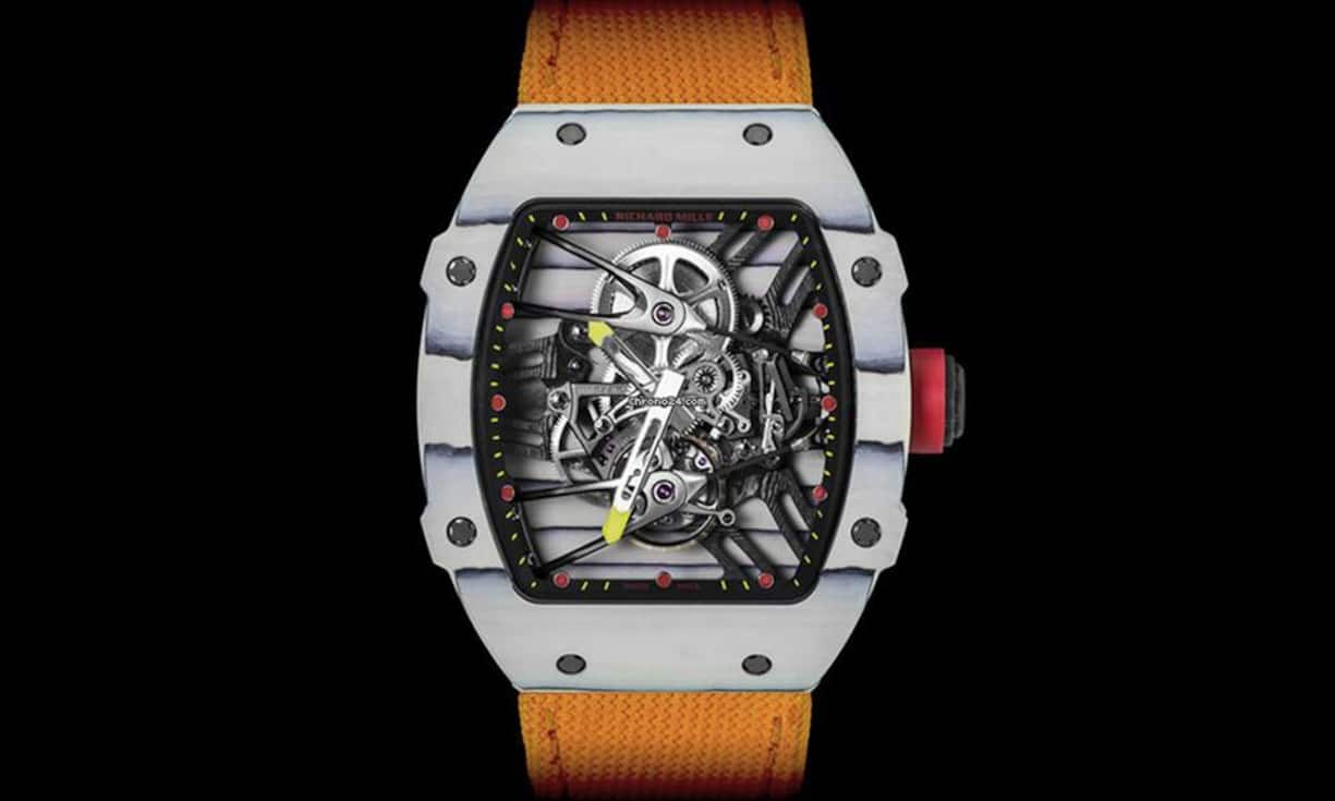6. Richard Mille RM27 Rafael Nadal
Wer die Uhr besitzen will, die der Tennisstar im Finale der Australian Open gegen Roger Federer trug, muss auf Chrono24 650'000 Franken und mehr ausgeben.