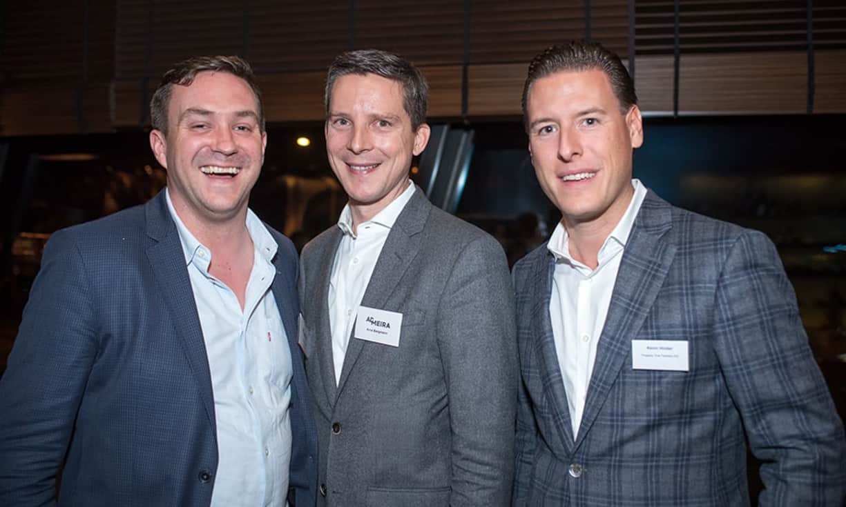 (v.l.) Luca Schena, Admeira AG - Arne Bergmann - Admeira AG - Kevin Hinder Property One Partners AG